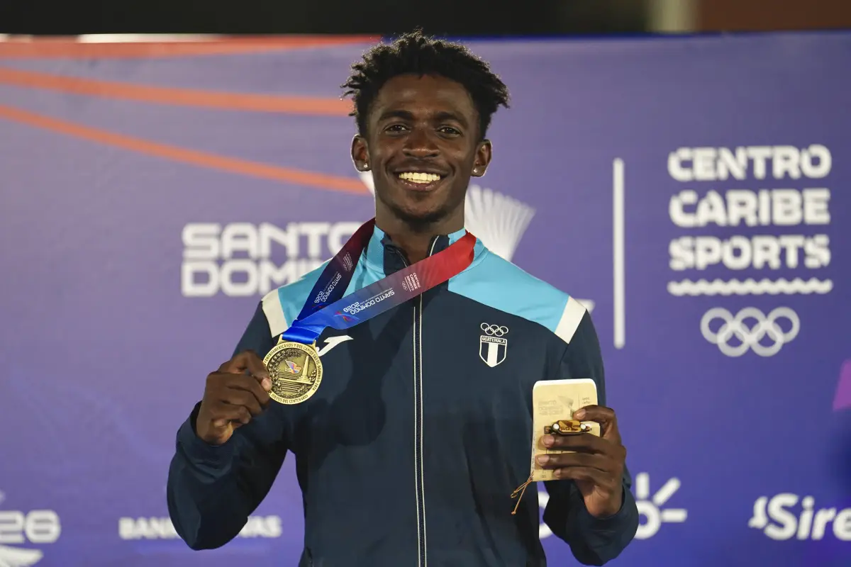 Faberson Bonilla ganó el jueves medalla de oro en patinaje de velocidad 