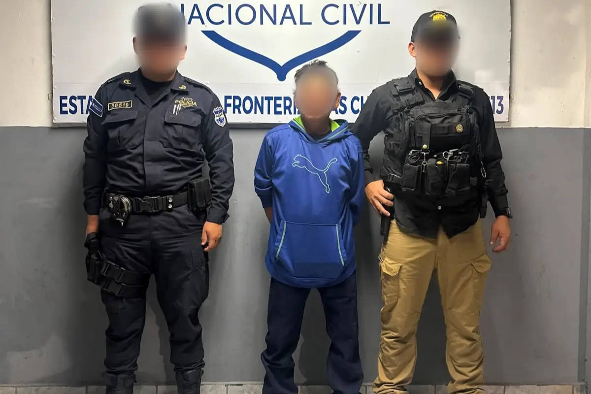 El presunto responsable de femicidio fue llevado a su país de origen., PNC de Guatemala.