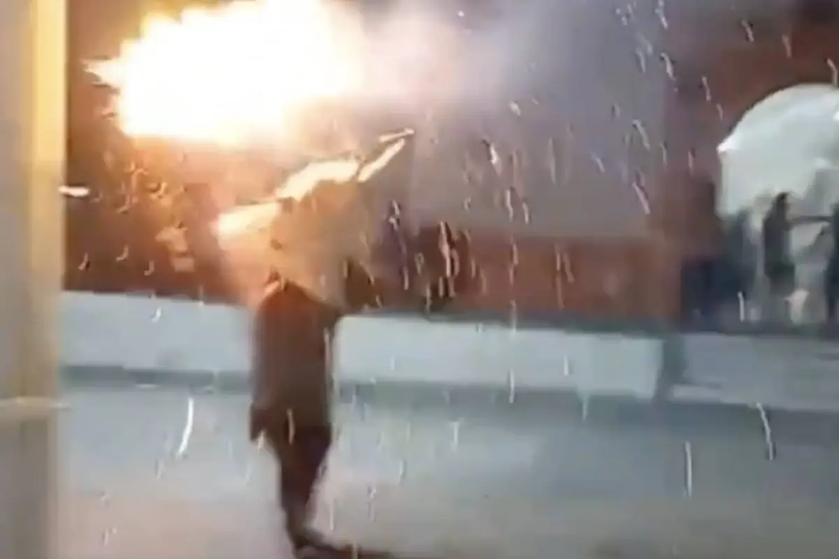 Explosión de pirotecnia durante fiesta patronal deja al menos tres muertos y más de 35 heridos en Guerrero., Redes sociales.