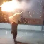 VIDEO: Explosión durante quema de torito deja muertos y decenas de heridost
