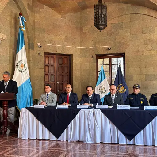 Autoridades del Ministerio de Gobernación y la PNC brindan conferencia el lunes, 27 de julio, para explicar resultados de operativos de seguridad y contra narcoactividad. ,Omar Solís/Emisoras Unidas