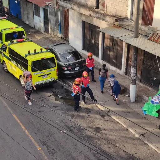 Persona fallecida localizada en Villa Nueva. ,Bomberos Municipales