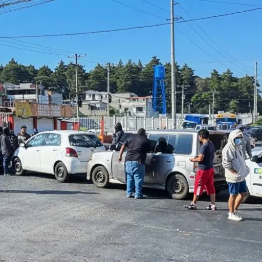 Bloqueo en Villa Hermosa, San Miguel Petapa. ,PMT capitalina/Montejo