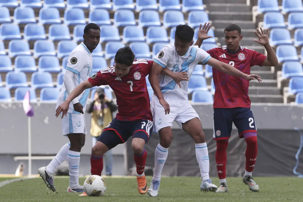 Selección de Guatemala es tercera tras primera fecha del Premundial Sub-20 