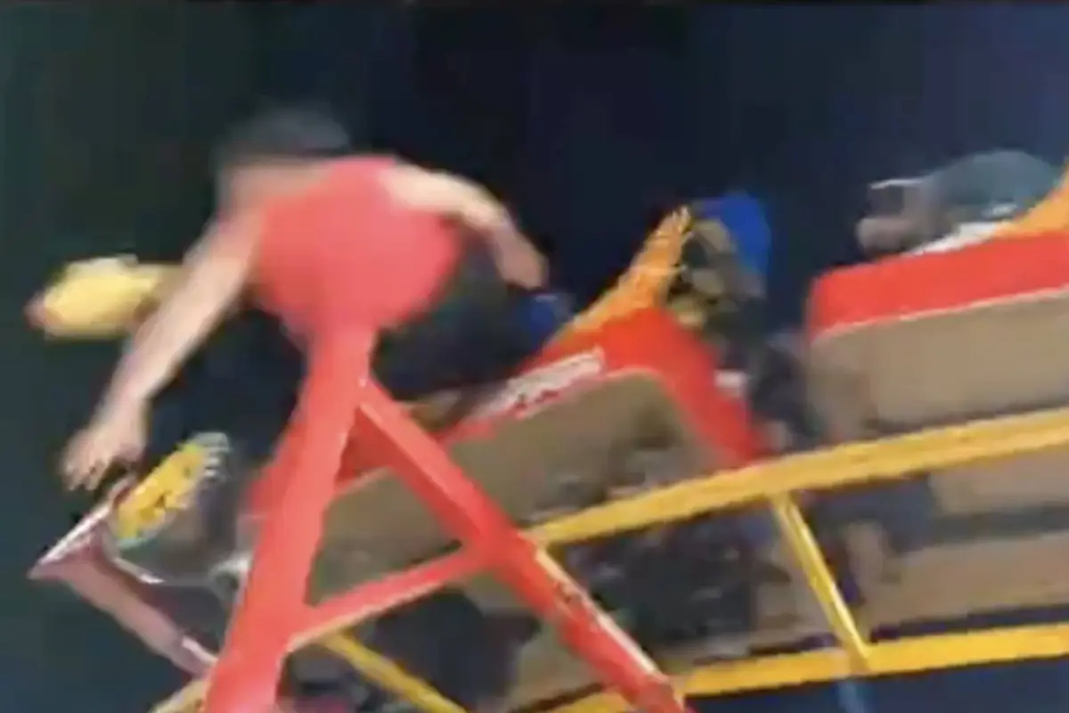 Lo que debía ser un momento de risas y diversión se convirtió en una tragedia., Captura de pantalla video de X.