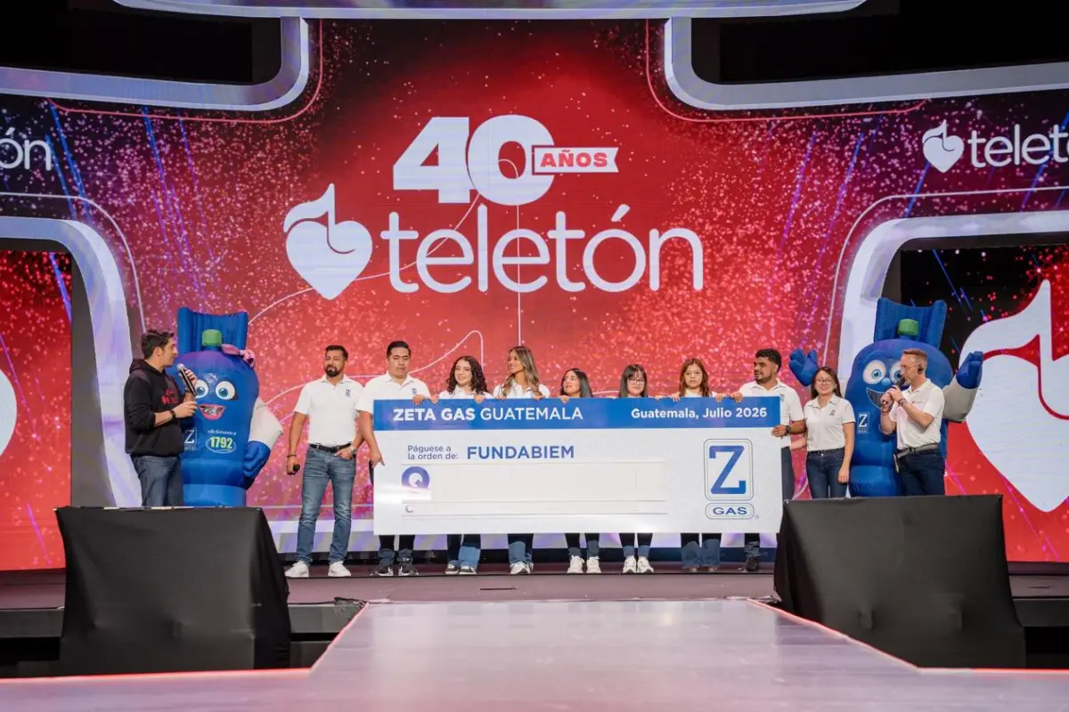Zeta Gas donativo a Teletón Guatemala 2026, Cortesía
