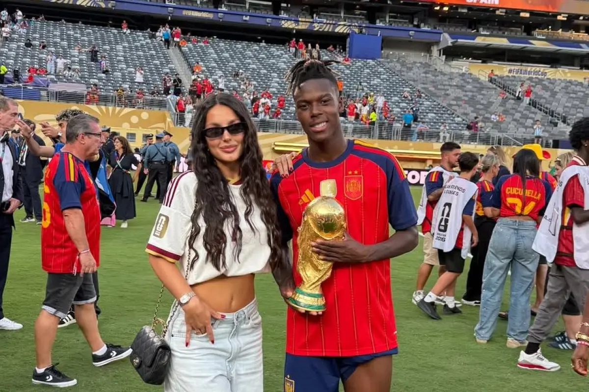 Ainhi García novia de Nico Williams, Redes sociales de Ainhi García