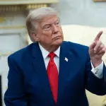 Donald Trump, presidente estadounidense, en la Oficina Oval ,EFE