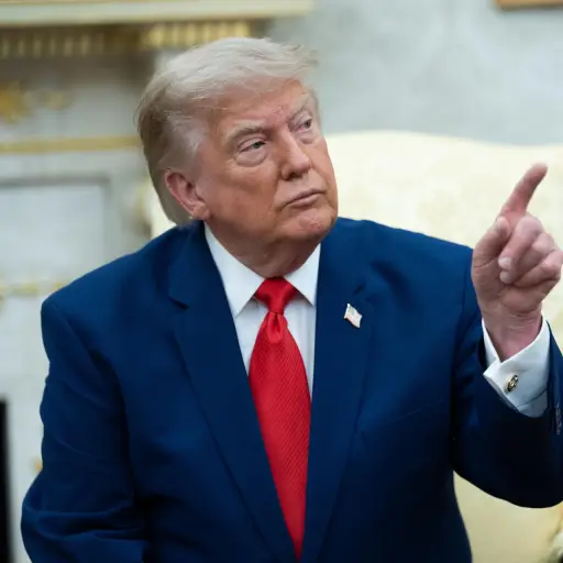 Donald Trump, presidente estadounidense, en la Oficina Oval ,EFE