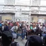 Expatrulleros y veteranos militares protestan en la capitalt