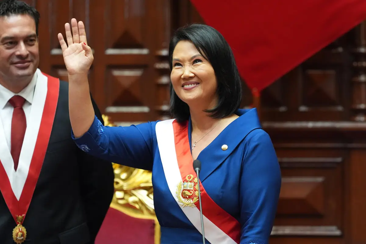 Keiko Fujimori jura como presidenta de Perú, EFE
