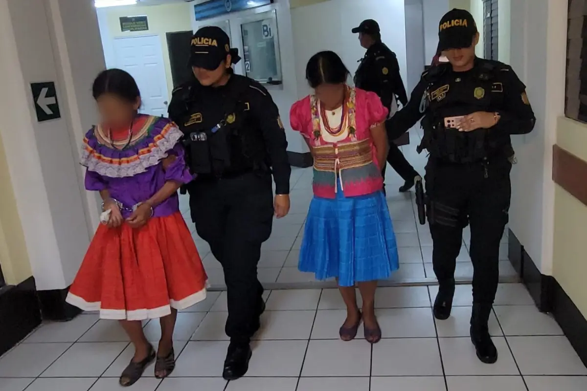 Madre e hija fueron detenidas en seguimiento a un crimen en Chiquimula., PNC