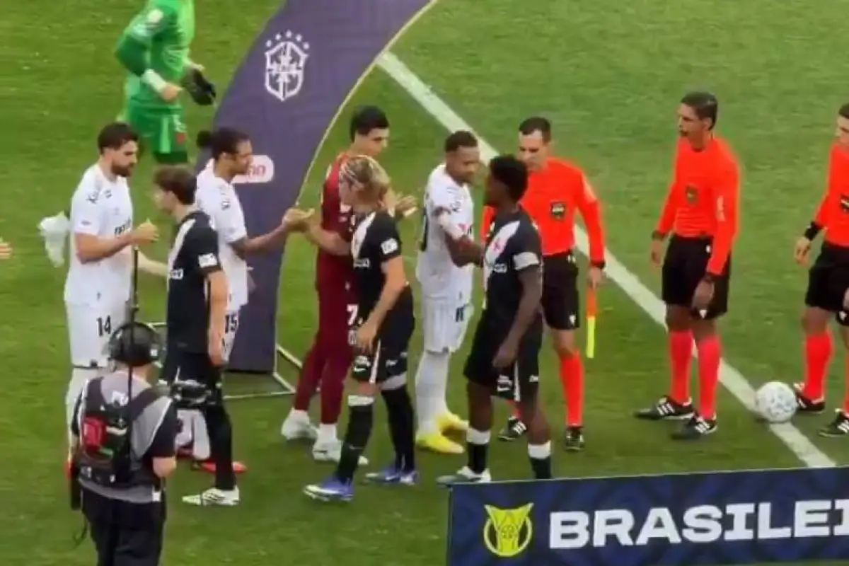 Le niegan saludo a Neymar en la Liga de Brasil - Captura de pantalla