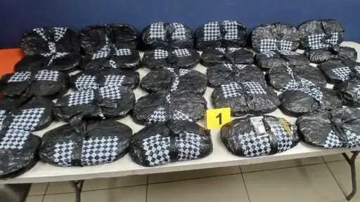 Parte de la droga fue localizada en una bodega de encomiendas procedente de EE.UU. ,PNC