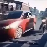 Sale a luz video del ataque de motosicarios que dejó a un automovilista muerto en la ruta al Pacífico. ,Captura de pantalla video de Facebook.