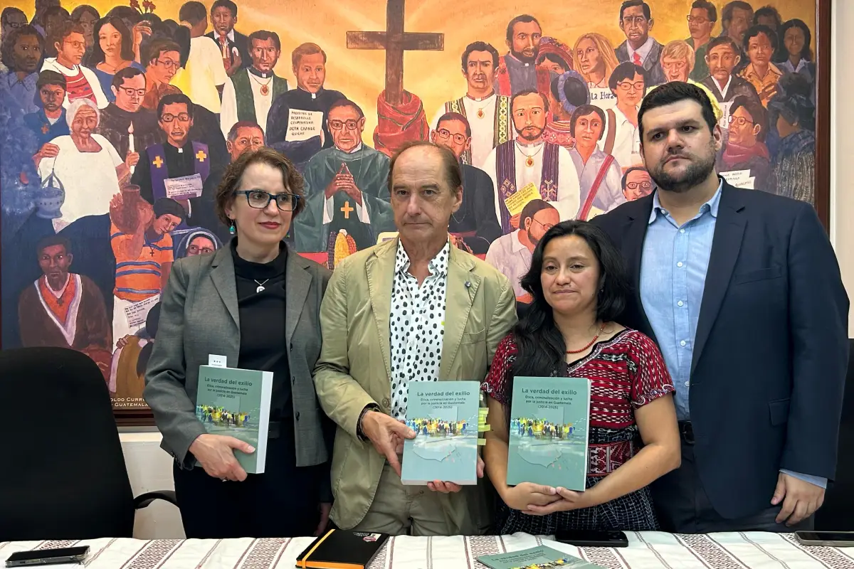 La organización Casa Centroamérica presentó el informe 'La verdad del exilio (2014-2025)' el viernes 14 de agosto de 2026., Omar Solís/Emisoras Unidas