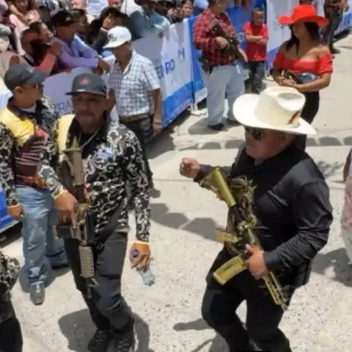 La portación y exhibición de armas de fuego está prohíbida. ,Captura de pantalla
