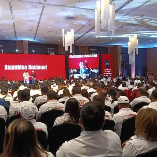 El partido FIRMES celebró su Asamblea Nacional en la zona 10 capitalina. ,Dayana Rashón.