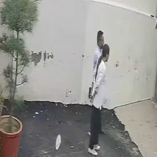 Pareja termina herida tras ataque de un pitbull. ,Captura de pantalla video de X.