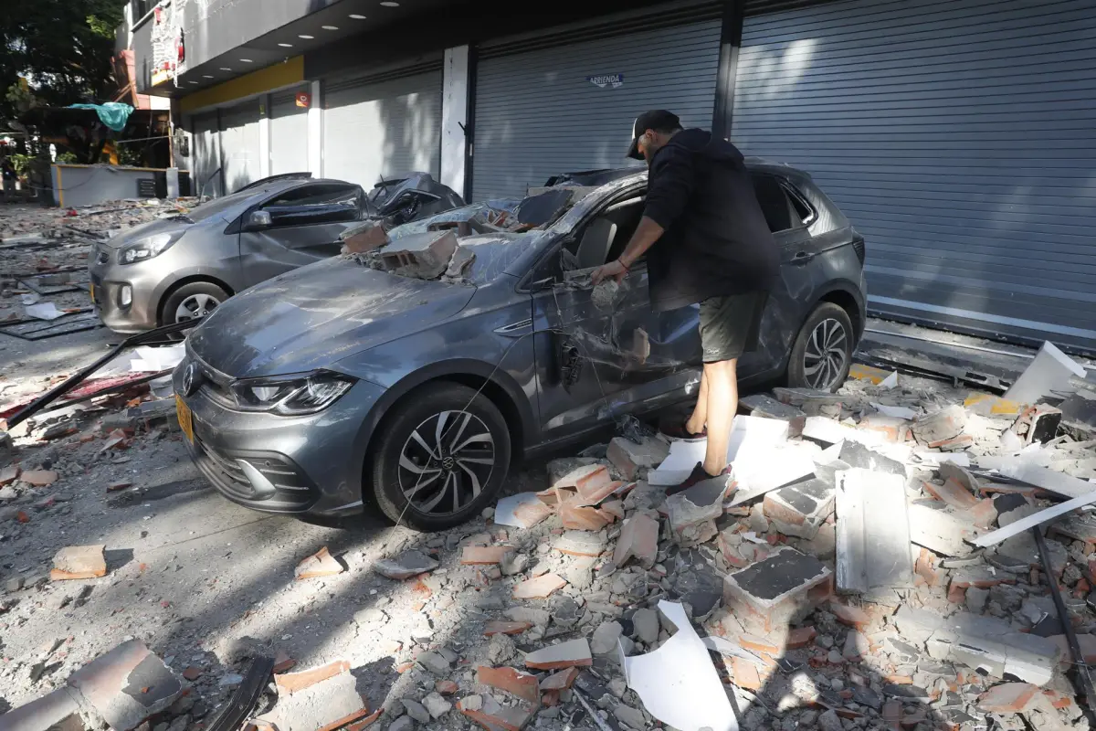 Temblor de 7.4 en Colombia., EFE