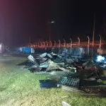 Incendio en cárcel de Cantel, Quetzaltenango. ,Bomberos Voluntarios