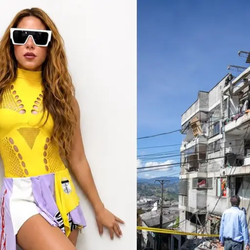 Shakira terremoto de Colombia ,Redes sociales Shakira y Foto EFE