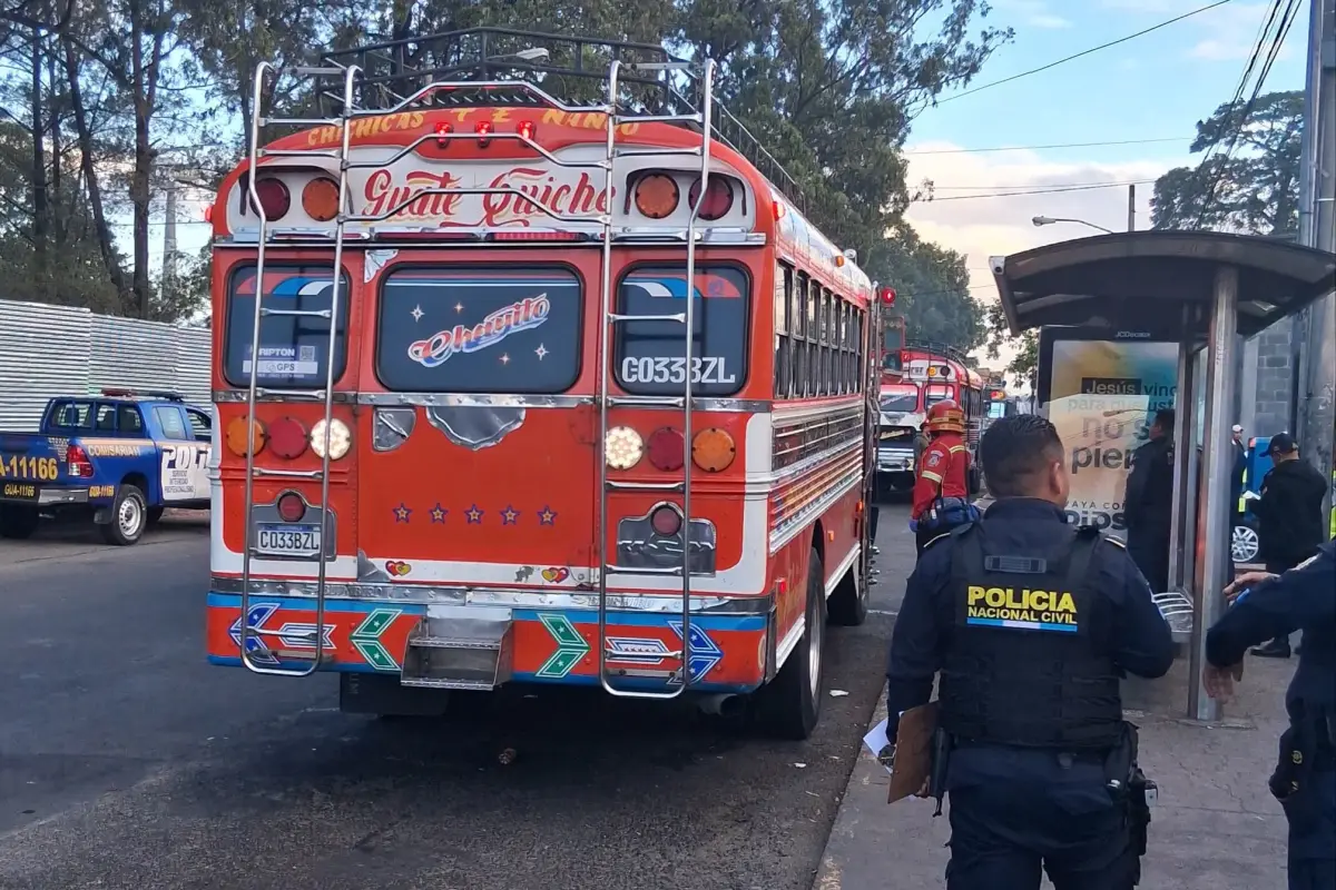 Área donde ocurrió el ataque armado en el que murió un piloto de bus en la zona 8., PMT capitalina/Montejo