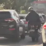 Asalto de motoladrones en calzada Roosevelt. ,Captura de pantalla video de X.