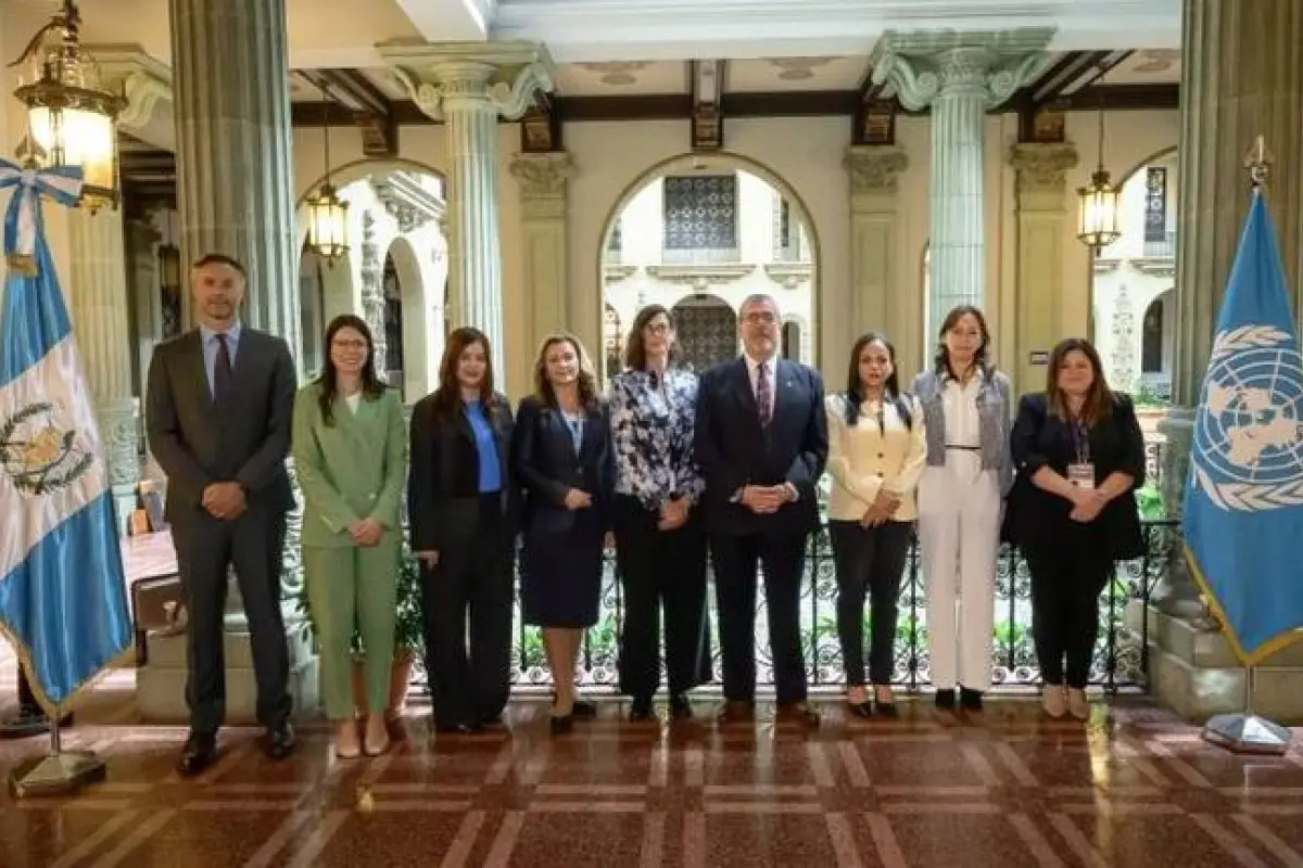 Reunión del presidente Bernardo Arévalo con integrantes de Naciones Unidas el martes, 18 de agosto de 2026., Gobierno de Guatemala