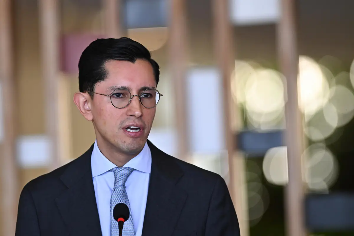 Imagen de archivo donde aparece el ministro de Relaciones Exteriores de México, Roberto Velasco Álvarez,  EFE/ Andre Borges
