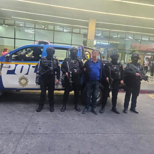 Capturan en La Aurora a ecuatoriano requerido por Estados Unidos por narcotráfico. ,PNC.