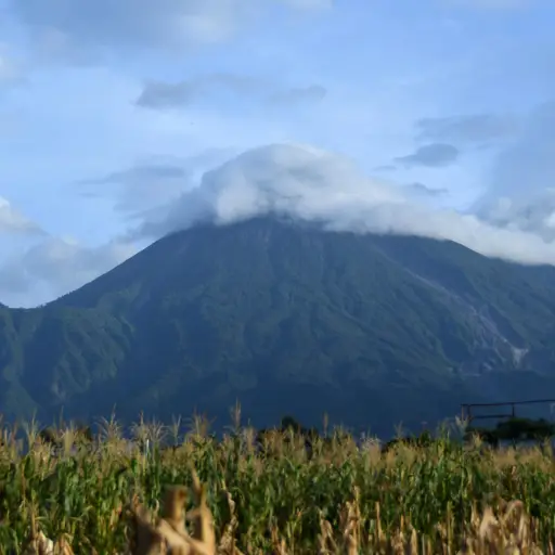 Fotografía que muestra el volcán de Fuego, uno de los tres más activos de Guatemala, el cual ha perdido fuerza en su actividad. ,EFE