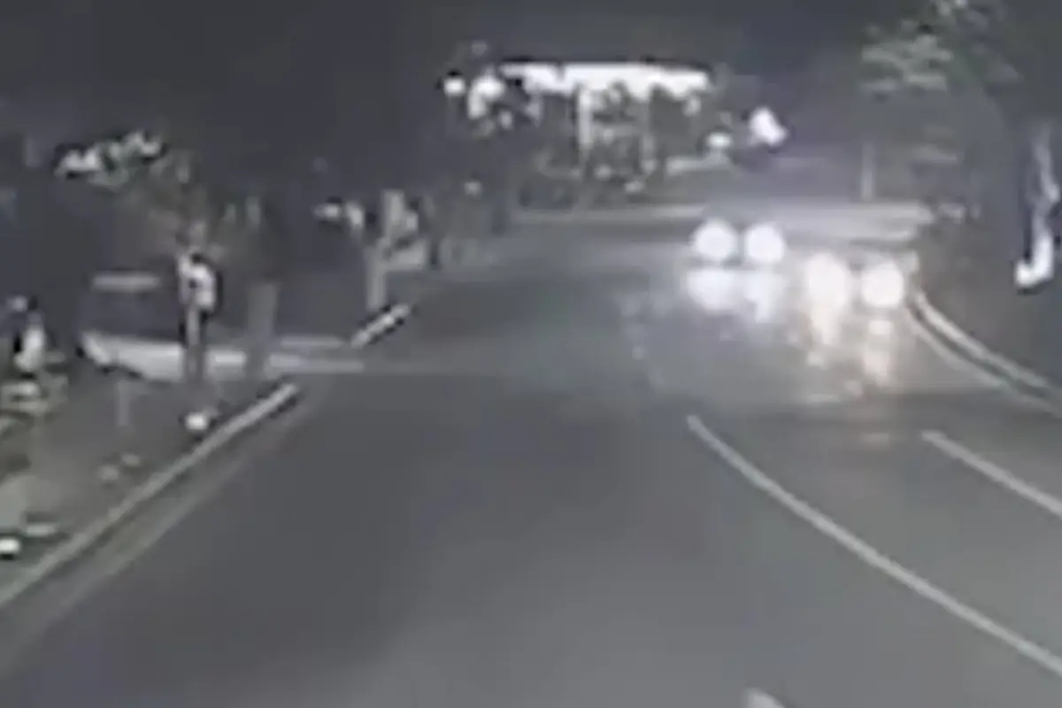 Futbolista Nicolas Bosshardt atropella a un hombre de 84 años en São Paulo., Captura de pantalla video de X.