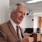 El periodista José Rubén Zamora acudió a una audiencia de revisión de medidas el jueves, 6 de agosto de 2026, en Ciudad de Guatemala. ,Omar Solís/Emisoras Unidas