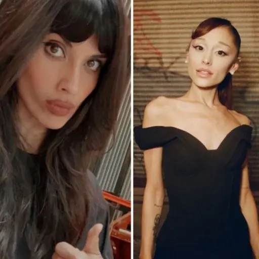 Jameela Jamil y Ariana Grande ,Redes sociales de Jameela Jamil y Ariana Grande