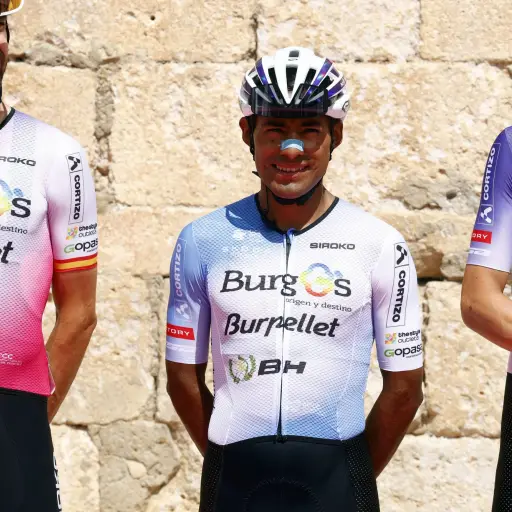 Sergio Chumil en la presentación del Burgos BH Team en la Vuelta a Burgos - Burgos BH