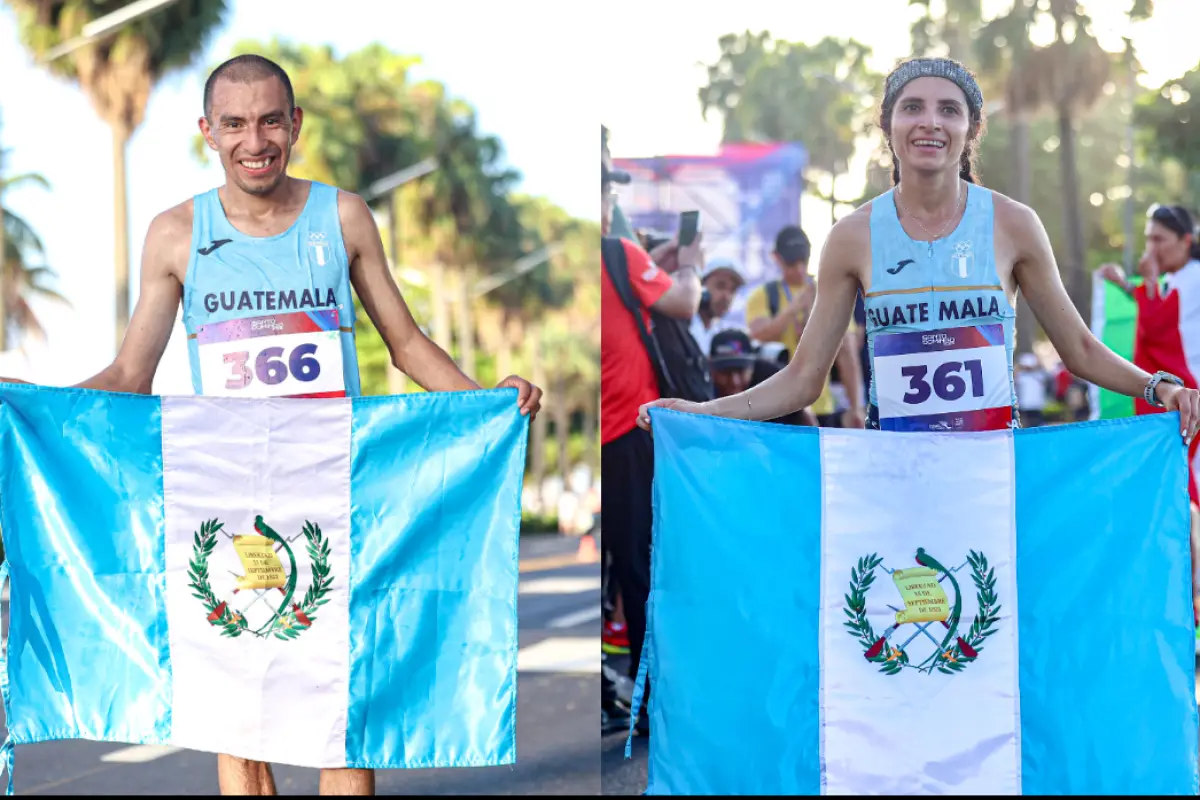 Alberto González y Viviana Aroche brillaron en la Media Maratón y sumaron nuevas preseas para Guatemala en los Juegos Centroamericanos y del Caribe 2026 - COG