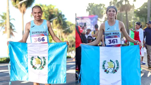 La Media Maratón aporta dos nuevas medallas para Guatemala en Santo Domingo 2026