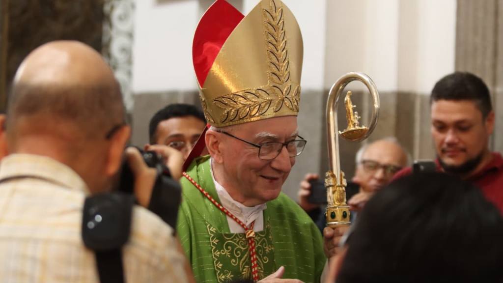 Cardenal Pietro Parolin preside misa de acción de gracias | Alex Meoño