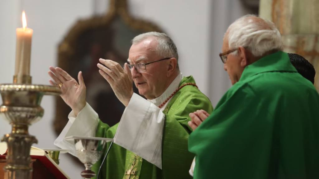Cardenal Pietro Parolin preside misa de acción de gracias | Alex Meoño