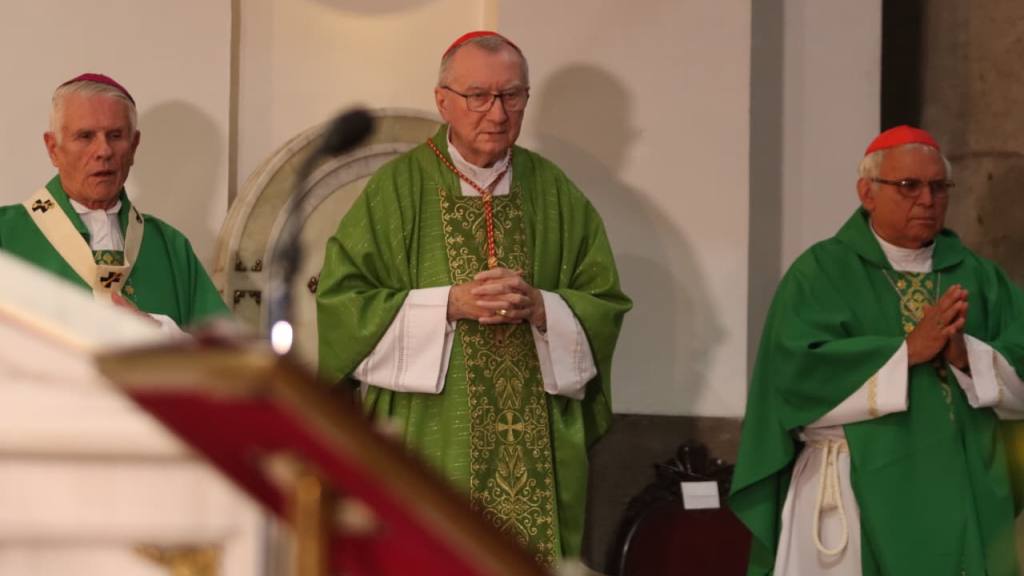 Cardenal Pietro Parolin preside misa de acción de gracias | Alex Meoño