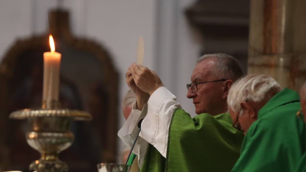 Cardenal Pietro Parolin preside misa de acción de gracias | Alex Meoño