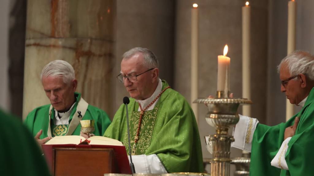 Cardenal Pietro Parolin preside misa de acción de gracias | Alex Meoño