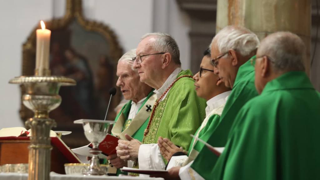 Cardenal Pietro Parolin preside misa de acción de gracias | Alex Meoño