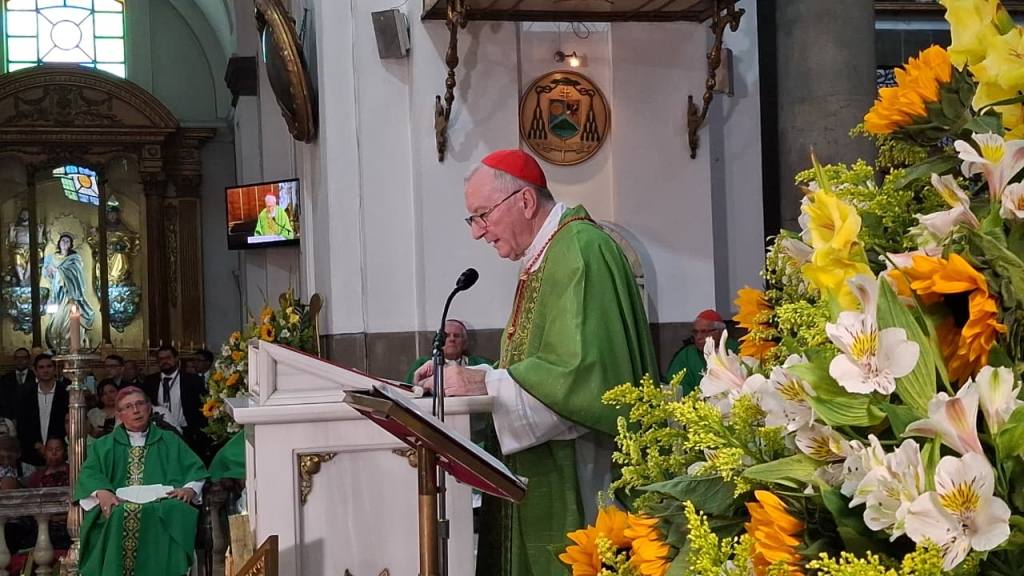 Cardenal Pietro Parolin preside misa de acción de gracias | Alex Meoño