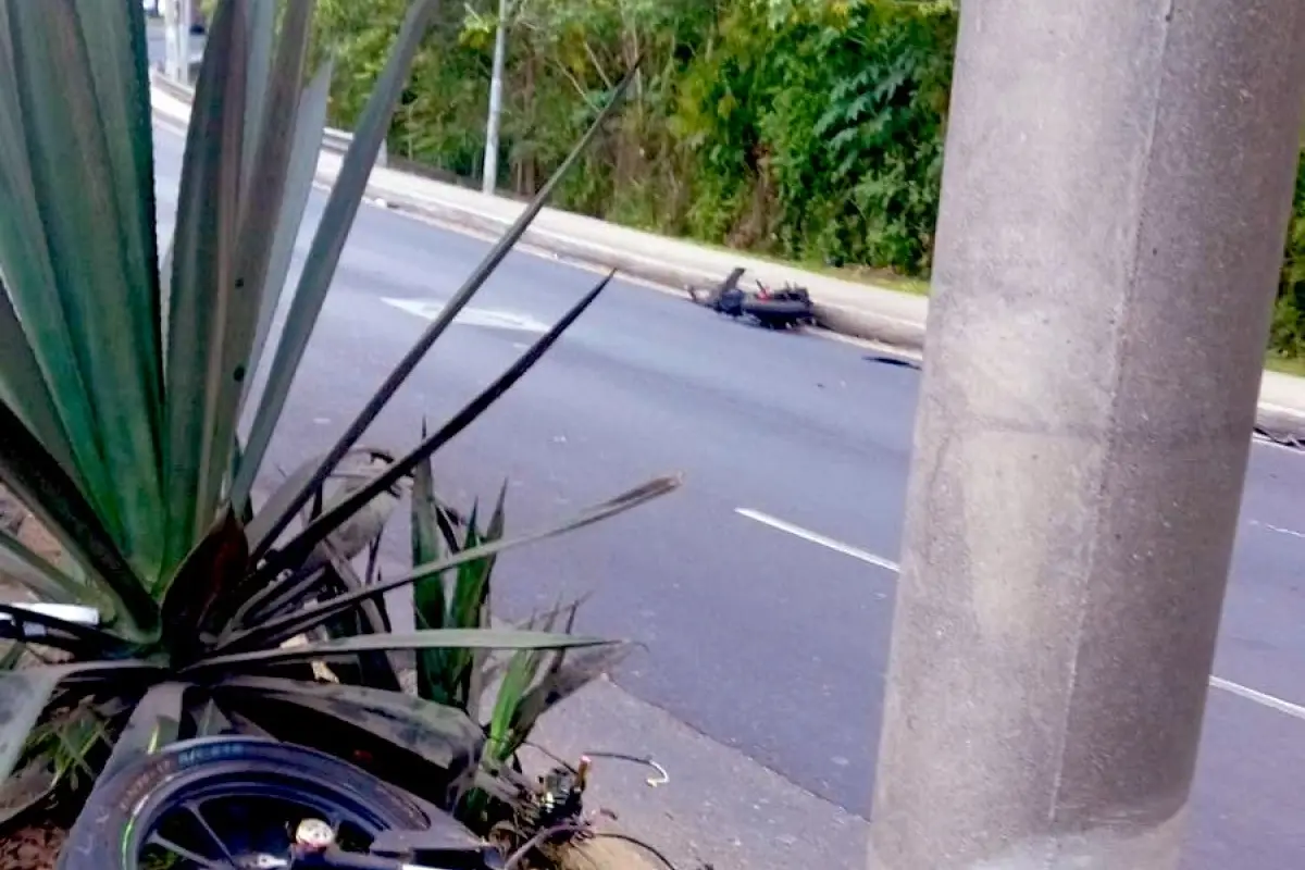 El accidente de tránsito ocurrió en el kilómetro 6 de la ruta al Atlántico., Amílcar Montejo