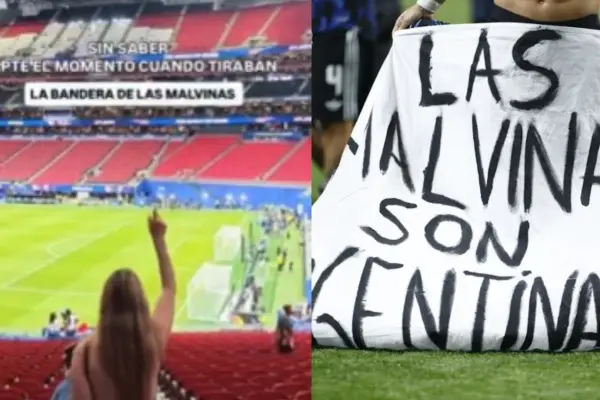 VIDEO: Así llegó la bandera de Malvinas a jugadores de Argentina 