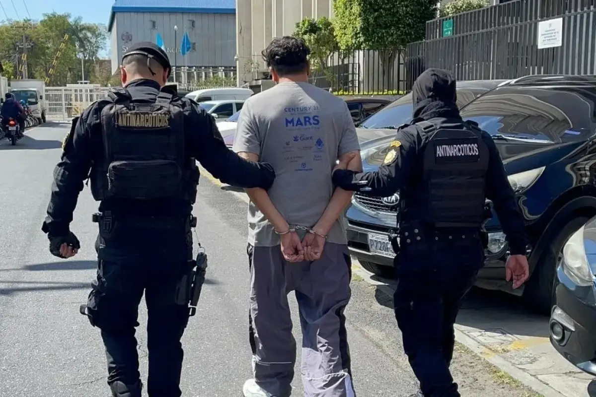 Carlos Roberto Ortiz Romero, alias "Gorgojo", fue detenido el 6 de febrero, según los registros de la PNC., Archivo PNC de Guatemala.