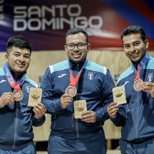 Equipo de tiro con bronce en Santo Domingo 2026 