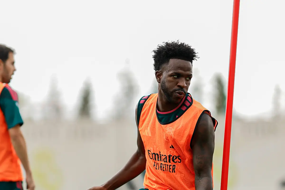 Vinícius en la pretemporada del Real Madrid - Real Madrid C.F.